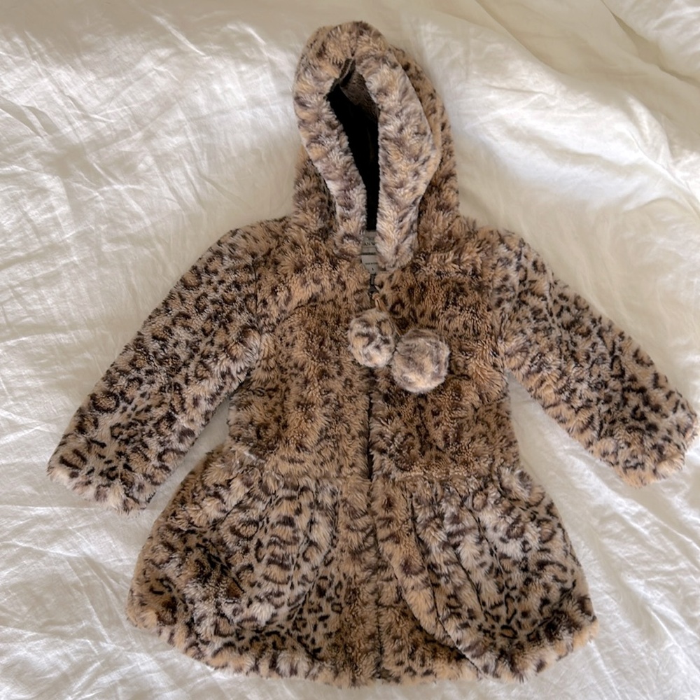 Faux fur coat